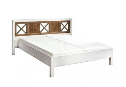 Łóżko drewniane provance