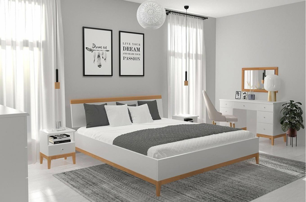 łóżko drewniane livia bez pojemnika